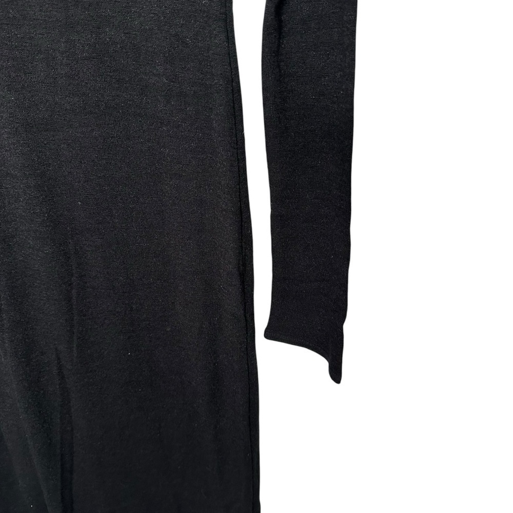 Aritzia Wilfred free black v neck dress women’s size L - Picture 7 of 16